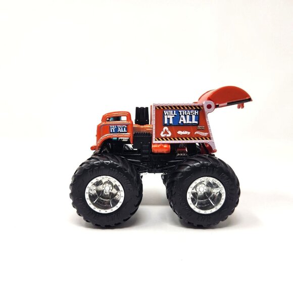 2024 Hot Wheels Monster Trucks Will Trash It All 1:64 Demo Doubles (bt23) - Picture 1 of 8
